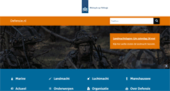 Desktop Screenshot of defensie.nl