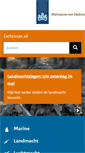Mobile Screenshot of defensie.nl