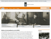 Tablet Screenshot of nimh-beeldbank.defensie.nl